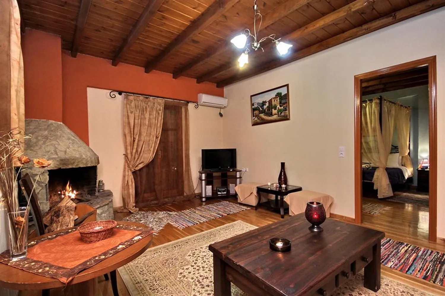Junior Suite με τζάκι